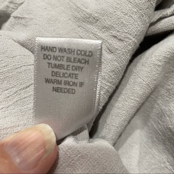 Secret Garden Ruffle Front Button Front Crepe Top - Picture 12 of 12